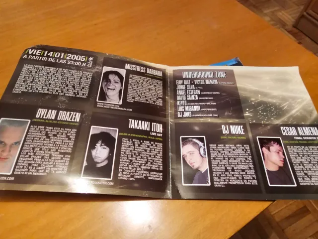 Lote entradas y flyers discotecas