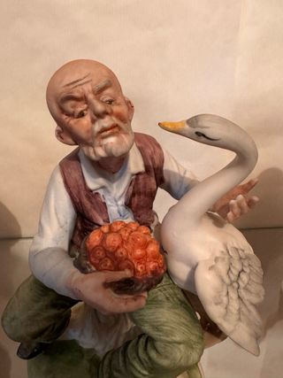 4 Figuras Porcelana Ancianos