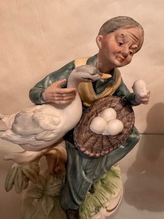 4 Figuras Porcelana Ancianos