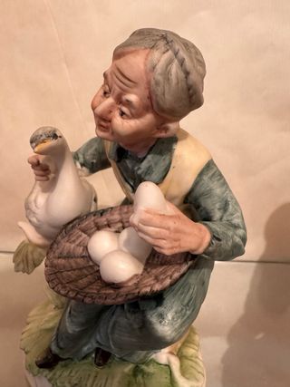 4 Figuras Porcelana Ancianos