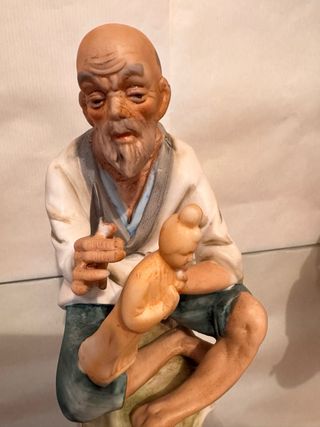 4 Figuras Porcelana Ancianos