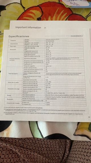 Patinete Eléctrico Xiaomi