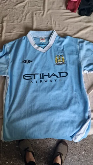 Camiseta Manchester City Umbro Azul