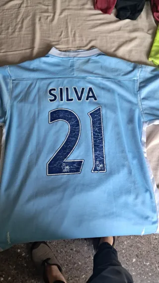 Camiseta Manchester City Umbro Azul