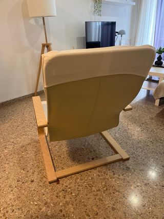Poltrona Ikea in Legno Beige