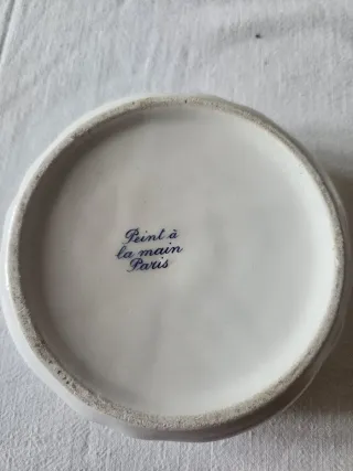 Portagioie in porcellana "Peint à la main" Parigi