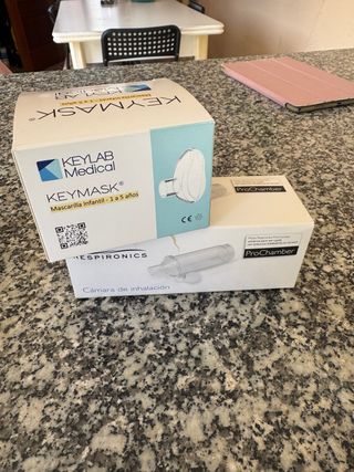 Cámara Inhalación y Mascarilla Infantil de 1-5 año