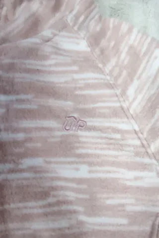 Forro polar rosa talla S