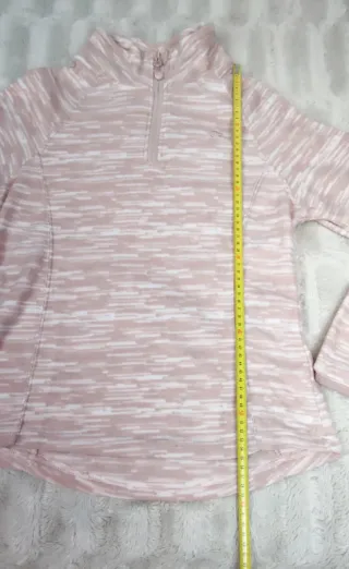 Forro polar rosa talla S