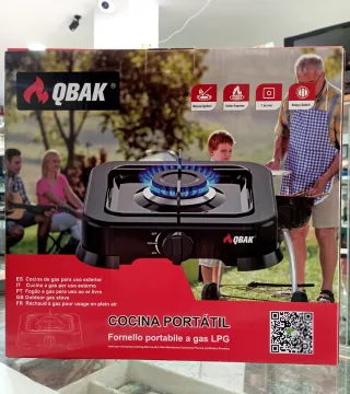 Cocina Portátil QBAK a Gas LPG