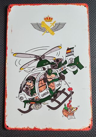 Cartel Guardia Civil Servicio Aéreo