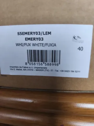 Sneakers Blauer Emery donna platform bianco fucsia