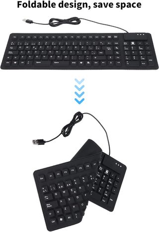 Teclado Plegable Silicona Flexible USB