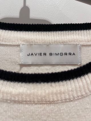 Jersey Javier Simorra bordado flores S