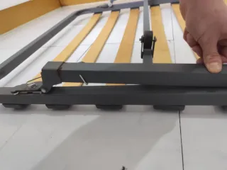 Somier 190x90 Pikolin con patas retráctiles ruedas