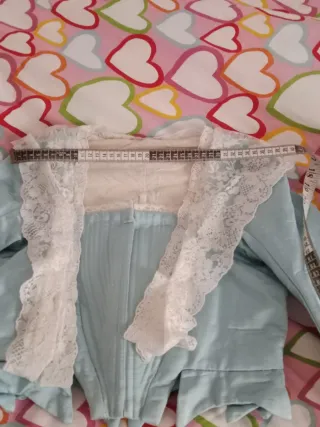 Corpiño de fallera azul