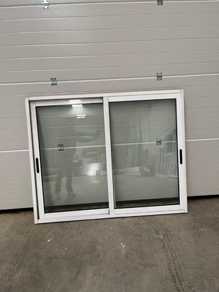2 Ventanas correderas aluminio