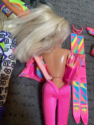 Barbie & Ken Mattel Vintage 1990 Snow Sci