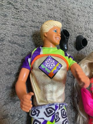 Barbie & Ken Mattel Vintage 1990 Snow Sci