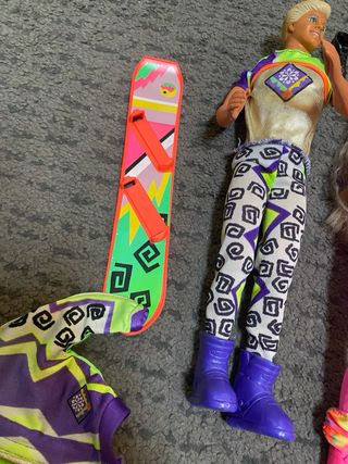Barbie & Ken Mattel Vintage 1990 Snow Sci