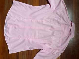 Camisa Tommy Hilfiger Mujer Rosa Cuadros Talla 10