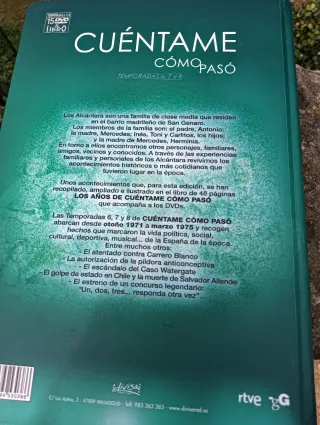 DVD y Libro Cuéntame Cómo Pasó