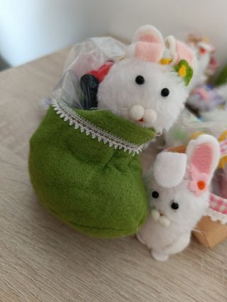 Lotto pupazzi coniglietti anni '80 cucito