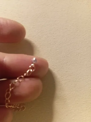 Pulsera oro rosa con detalles florales de circonit