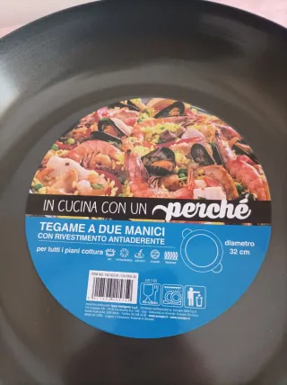 Tegame 32 cm con cartellino