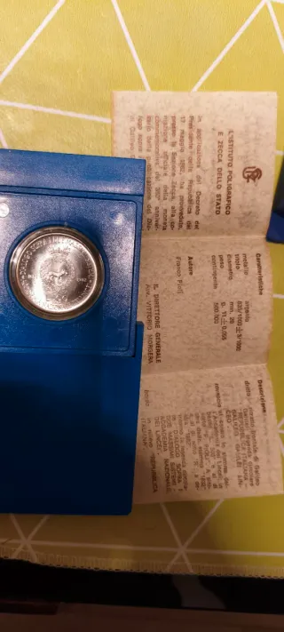 500 Lire Argento Galileo Galilei 1982