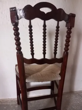 Silla Castellana Madera Rústica