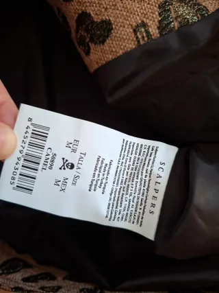 Cazadora Scalpers Animal Print Talla M