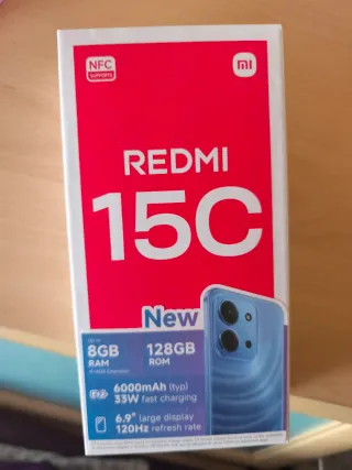 Redmi 15C 8GB RAM 128GB Azul NFC 4+4 GB extension