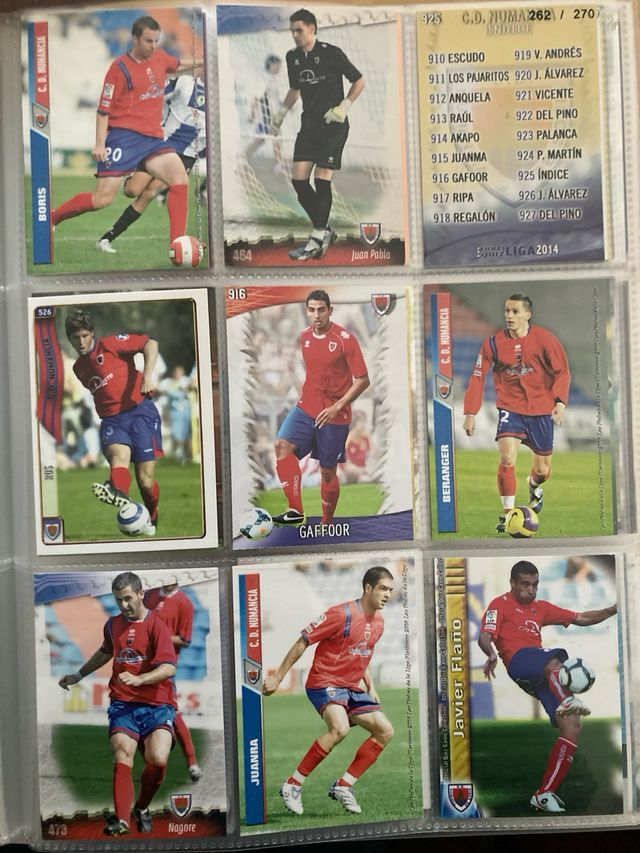 Cromos C.D. NUMANCIA