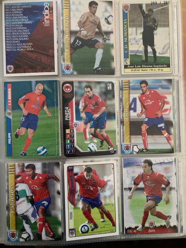 Cromos C.D. NUMANCIA