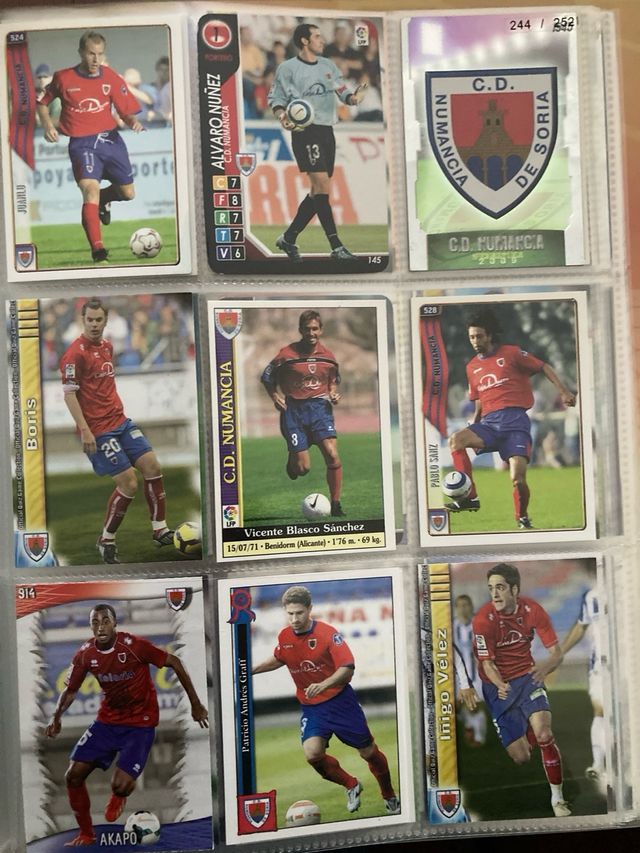 Cromos C.D. NUMANCIA