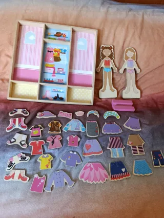 Juguete Juego de vestir magnético