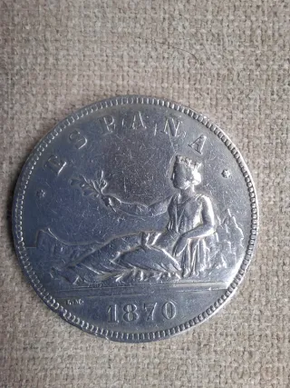 5 ptas España 1870