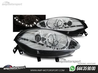 FAROS DELANTEROS LUZ DIURNA LED REAL DRL PARA FIAT BRAVO
