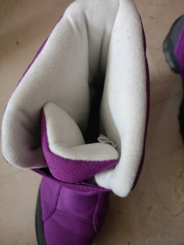 Botas de Nieve Niña Talla 34 Moradas