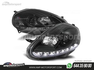 FAROS DELANTEROS LUZ DIURNA LED REAL DRL PARA FIAT GRANDE PUNTO