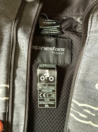 Chaqueta Alpinestars Chrome ignition Gris Talla XL