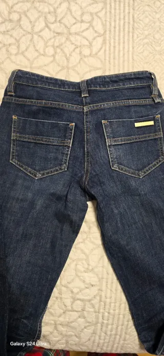 Vaqueros Elisabetta Franchi azules