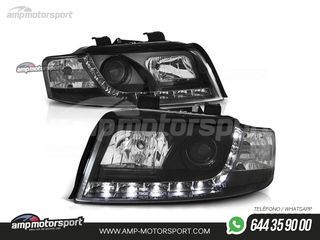 FAROS DELANTEROS LUZ DIURNA LED PARA AUDI A4 B6