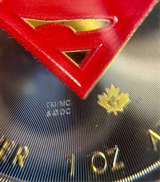 Moneda Canadá 5$ Superman S-Shield 2016