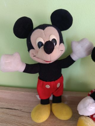 Topolino e Minnie peluche vintage Disney anni '80