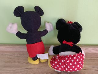 Topolino e Minnie peluche vintage Disney anni '80
