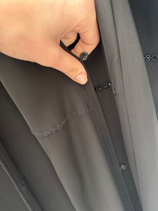 Abaya Dubai Negra Talla 52
