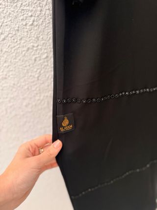 Abaya Dubai Negra Talla 52