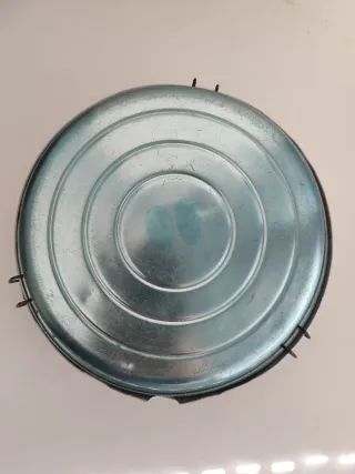 Fiambrera Vintage Aluminio 2 Platos